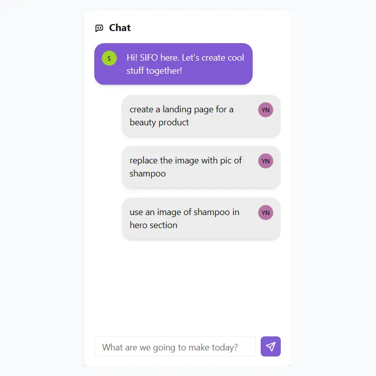Chatscreenshot
