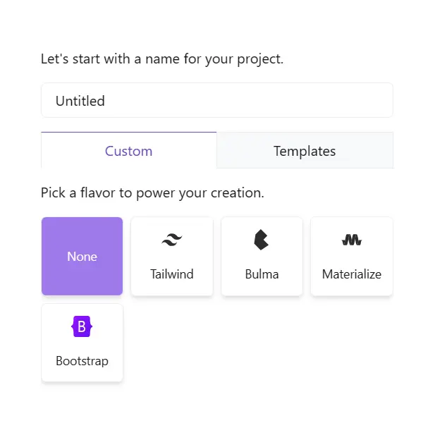 Custom projectscreenshot